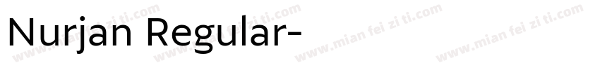 Nurjan Regular字体转换